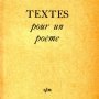 Textes pour un poème de Andrée Chedid